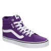 Vans Womens Filmore High Top Sneaker - Purple -Skechers Store US 01 401520 00