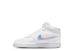 Nike Womens Court Vision Mid Sneaker - White -Skechers Store US 01 401631 02