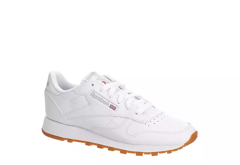 Reebok Womens Classic Leather Sneaker - White 3 Reebok Womens Classic Leather Sneaker - White