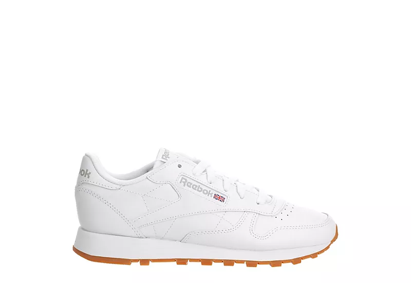 Reebok Womens Classic Leather Sneaker - White 4 Reebok Womens Classic Leather Sneaker - White - Image 2