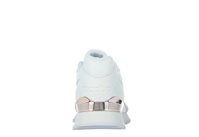 Reebok Womens Glide Ripple Clip Sneaker - White 7 Reebok Womens Glide Ripple Clip Sneaker - White - Image 5