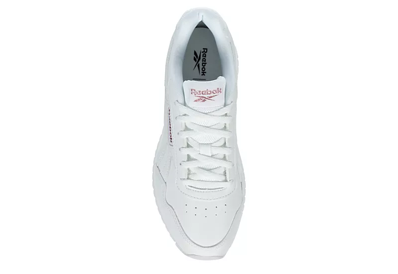 Reebok Womens Glide Ripple Clip Sneaker - White 8 Reebok Womens Glide Ripple Clip Sneaker - White - Image 6