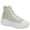Converse Womens Chuck Taylor All Star Move High Top Sneaker - Stone 1 Converse Womens Chuck Taylor All Star Move High Top Sneaker - Stone -Skechers Store US 01 401715 00