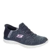 Skechers Womens Summits Slip-ins Running Shoe - Navy -Skechers Store US 01 401745 00