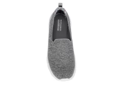 Skechers Womens Go Walk Flex Slip On Running Shoe - Grey -Skechers Store US 01 401761 05