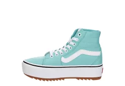 Vans Womens Filmore High Top Tapered Platform Sneaker - Aqua 12 Vans Womens Filmore High Top Tapered Platform Sneaker - Aqua -Skechers Store US 01 401766 03