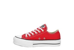 Converse Womens Chuck Taylor All Star Low Top Lift Sneaker - Red -Skechers Store US 01 401831 03