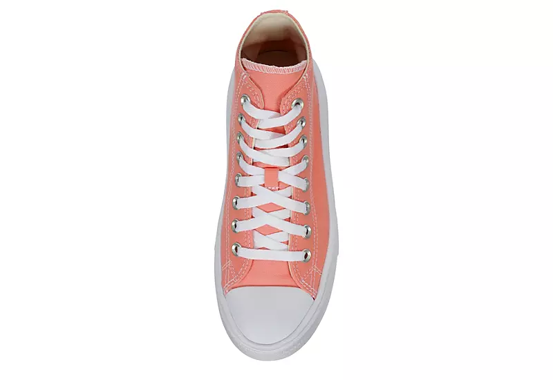 Converse Womens Chuck Taylor All Star Move High Top Sneaker - Pink 8 Converse Womens Chuck Taylor All Star Move High Top Sneaker - Pink - Image 6