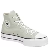 Converse Womens Chuck Taylor All Star High Top Platform Sneaker - Pale Green -Skechers Store US 01 401834 00