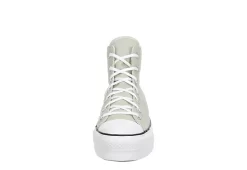 Converse Womens Chuck Taylor All Star High Top Platform Sneaker - Pale Green 11 Converse Womens Chuck Taylor All Star High Top Platform Sneaker - Pale Green -Skechers Store US 01 401834 02