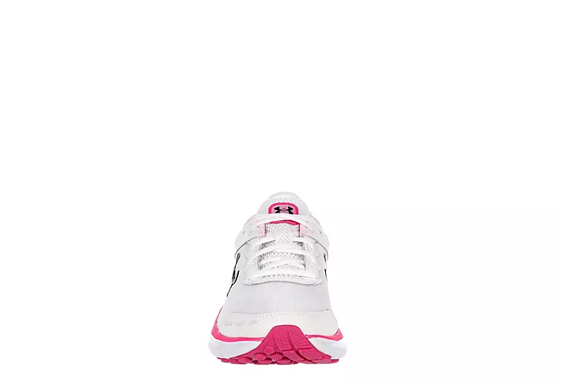 Under Armour Womens Charged Assert 10 Running Shoe - White 5 Under Armour Womens Charged Assert 10 Running Shoe - White - Image 3