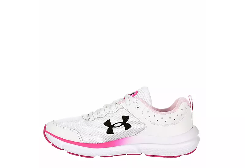 Under Armour Womens Charged Assert 10 Running Shoe - White 6 Under Armour Womens Charged Assert 10 Running Shoe - White - Image 4