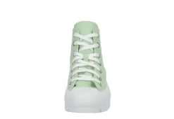 Converse Womens Chuck Taylor All Star Lugged High Top Sneaker - Green -Skechers Store US 01 401854 02