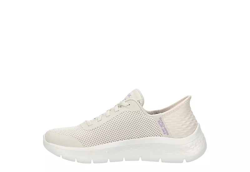Skechers Womens Go Walk Flex Bungee Slip-ins Running Shoe - Off White 6 Skechers Womens Go Walk Flex Bungee Slip-ins Running Shoe - Off White - Image 4