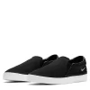 Nike Womens Court Legacy Slip On Sneaker - Black -Skechers Store US 01 430391 00