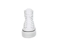 Converse Womens Chuck Taylor All Star High Top Platform Sneaker - White -Skechers Store US 01 431055 02