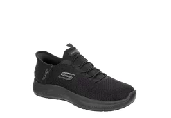 Skechers Womens Slip-ins Summits Enslee Slip Resistant Work Shoe - Black
